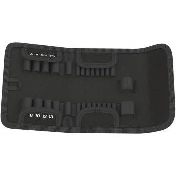 Wera 9415 Katlanır Kumaş Kılıf, Kraftform Kompakt Zyklop Speed 1/4 için, boş, 170 x 130 mm