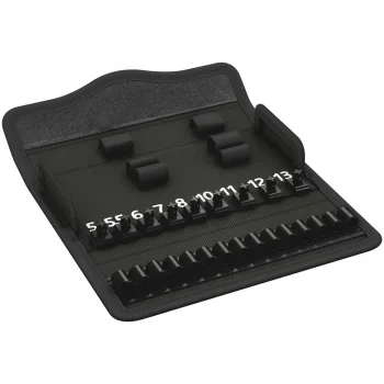 Wera 9419 Kumaş Çanta, 8100 SA Zyklop Metal Switch için, boş, 180 x 74 x 37 mm