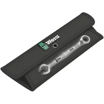 Wera 9453 Katlanır Kumaş Kılıf, 4 Parça 6000 Joker Açık Ağız Cırcırlı Kombine Anahtar için, boş, 290 x 100 mm