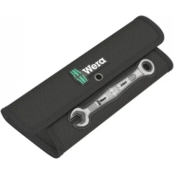 Wera 9459 Katlanır Kumaş Kılıf, 8 Parça 6000 Joker Açık Ağız Cırcırlı Kombine Anahtar Set için, boş, 290 x 110 mm