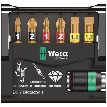 Wera Bit-Check 7 Diamond 1 SB
