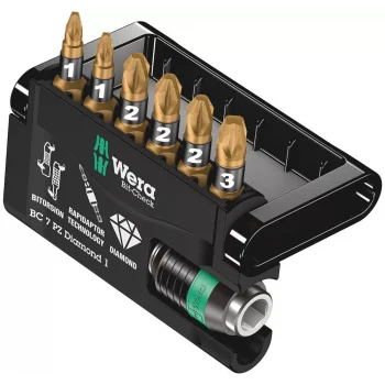 Wera Bit-Check 7 PZ Diamond 1