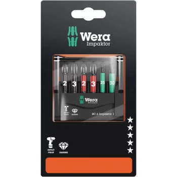 Wera Bit-Check 6 Impaktor 1 SB