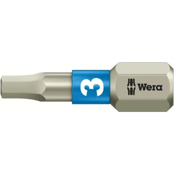 Wera 3840/1 TS Bits, Paslanmaz, 3 x 25 mm
