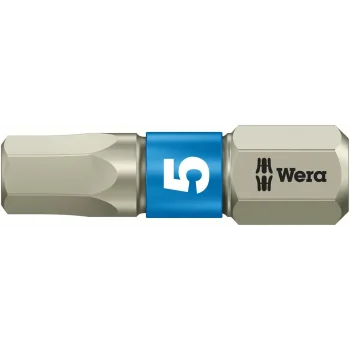Wera 3840/1 TS Bits, Paslanmaz, 5 x 25 mm