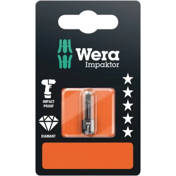 Wera 868/1 IMP DC SB Impaktor Kare Bits, # 2 x 25 mm