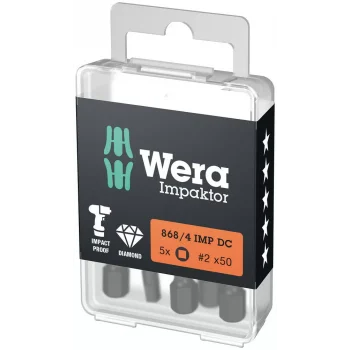 Wera 868/4 IMP DC DIY Impaktor Kare Bits