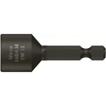 Wera 869/4 M Nutsetter/Bits Bağlantılı Lokma, Mıknatıslı, 12 x 50 mm