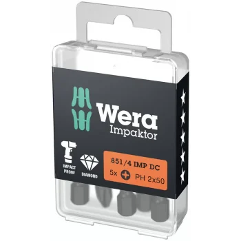 Wera 851/4 IMP DC PH DIY Impaktor PH Bits