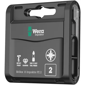 Wera Bits Box 15 Impaktor PZ
