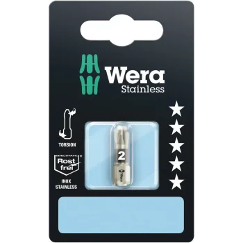 Wera 3855/1 TS SB Bits, Paslanmaz, PZ 3 x 25 mm