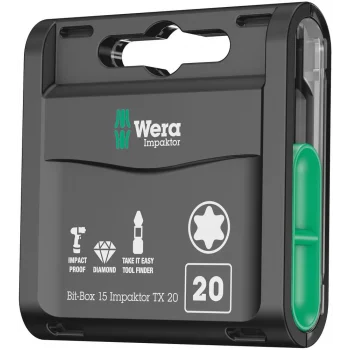 Wera Bits Box 15 Impaktor TX
