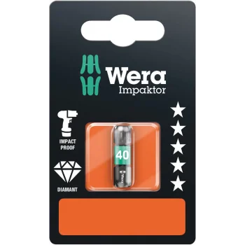 Wera 867/1 IMP DC SB Impaktor Bits, TX 40 x 25 mm