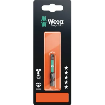 Wera 867/4 IMP DC SB Impaktor Bits, TX 25 x 50 mm