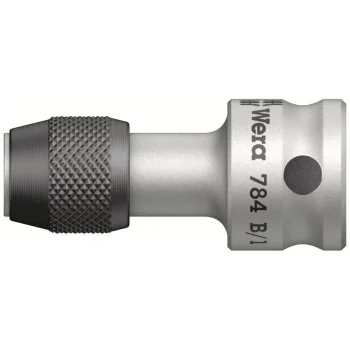 Wera 784 B 3/8 Wera Hızlı Uç Değiştirme Mandrenli Adaptörler, 784 B/1 x 1/4 x 43 mm