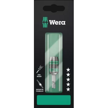 Wera 887/4 RR SB Rapidaptor Üniversal Bits Tutucu, Halka Mıknatıslı, 1/4 x 57 mm