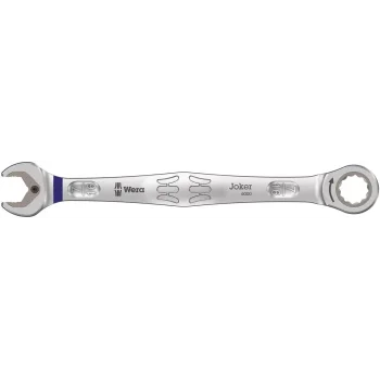 Wera 6000 Joker Açık Ağız Cırcırlı Kombine Anahtar, inç, 7/16 x 165 mm