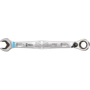 Wera 6001 Joker Switch Açık Ağız Cırcırlı Kombine Anahtar, Yön Mandallı, 11 x 165 mm
