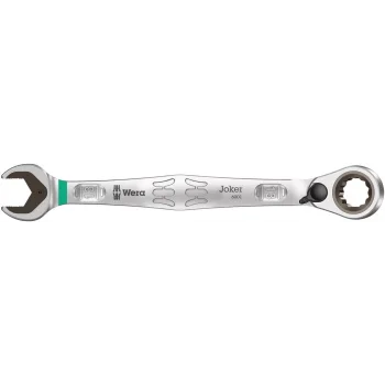 Wera 6001 Joker Switch Açık Ağız Cırcırlı Kombine Anahtar, Yön Mandallı, 13 x 179 mm