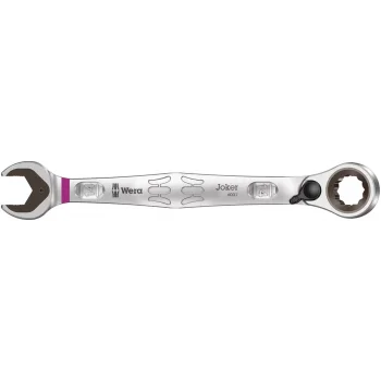 Wera 6001 Joker Switch Açık Ağız Cırcırlı Kombine Anahtar, Yön Mandallı, 14 x 187 mm