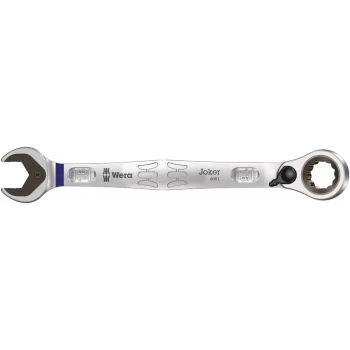Wera 6001 Joker Switch Açık Ağız Cırcırlı Kombine Anahtar, Yön Mandallı, 16 x 213 mm