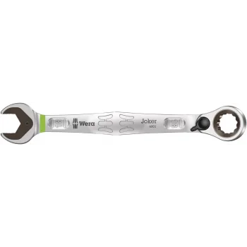 Wera 6001 Joker Switch Açık Ağız Cırcırlı Kombine Anahtar, Yön Mandallı, 18 x 234 mm