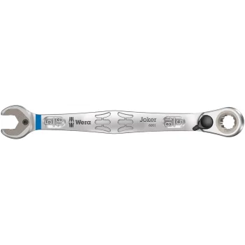 Wera 6001 Joker Switch Açık Ağız Cırcırlı Kombine Anahtar, Yön Mandallı, inç, 5/16 x 144 mm