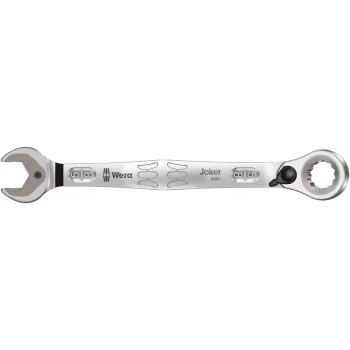 Wera 6001 Joker Switch Açık Ağız Cırcırlı Kombine Anahtar, Yön Mandallı, inç, 5/8 x 213 mm