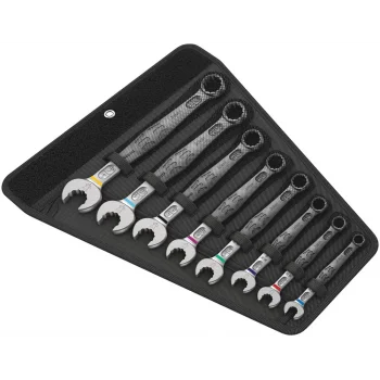 Wera 6003 Joker 8 Emperyal Set 1 Açık Ağız Yıldız Kombine Anahtar Seti, inç