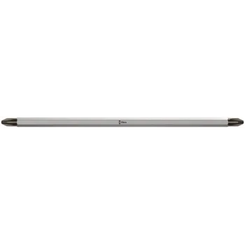 Wera 83 Çift Taraflı Geçmeli Yıldız/Pozidriv Tornavida Ucu/Bıçağı, PH 2 x PZ 2 x 175 mm