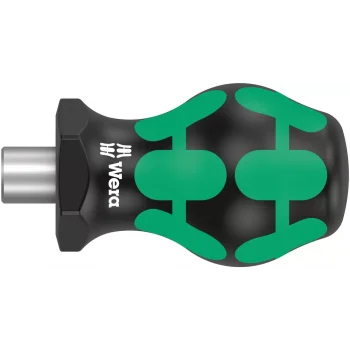 Wera 811/1 Stubby/Topaç Bits Tutuculu Tornavida, Mıknatıslı, 1/4
