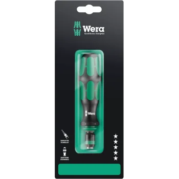Wera 817 R SB Bits Tutuculu Tornavida, Rapidaptor Hızlı Uç Değiştirme Mandrenli, 1/4 x 133 mm