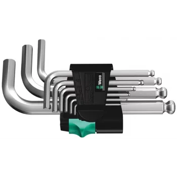 Wera 950/9 Hex-Plus 3 Allen Anahtar Set, metrik, Krom Kaplama