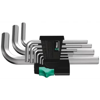 Wera 950/9 Hex-Plus 5 Allen Anahtar Set, metrik, Krom Kaplama