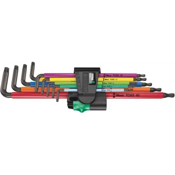 Wera 967/9 TX XL Renkli 1 Allen Anahtar Set, Uzun