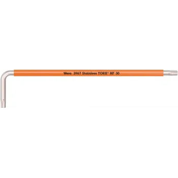 Wera 3967 SXL HF TORX® Renkli Allen Anahtar Tutma Fonksiyonlu, Uzun, Paslanmaz, TX 30 x 195 mm