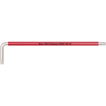 Wera 3967 SXL HF TORX® Renkli Allen Anahtar Tutma Fonksiyonlu, Uzun, Paslanmaz, TX 40 x 224 mm