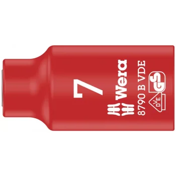 Wera 8790 B VDE Yalıtımlı Zyklop Lokma, 3/8 Soketli, 7 x 46 mm