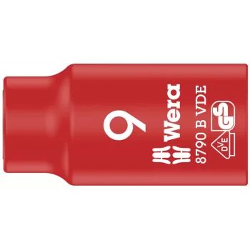 Wera 8790 B VDE Yalıtımlı Zyklop Lokma, 3/8 Soketli, 9 x 46 mm