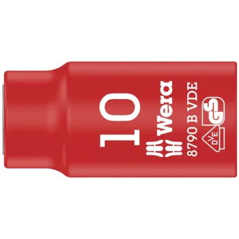 Wera 8790 B VDE Yalıtımlı Zyklop Lokma, 3/8 Soketli, 10 x 46 mm