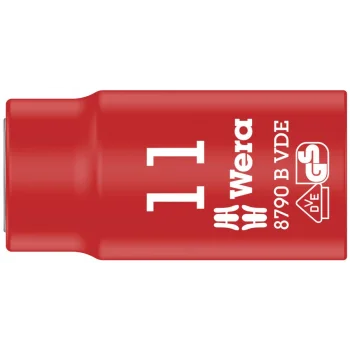 Wera 8790 B VDE Yalıtımlı Zyklop Lokma, 3/8 Soketli, 11 x 46 mm