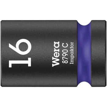 Wera 8790 C Impaktor Lokma, 1/2 Soketli, 16 x 38 mm
