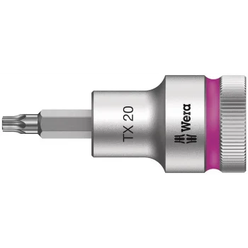 Wera 8767 C HF TORX® Uçlu Zyklop Lokma Bits, 1/2 Soketli, Tutma Fonksiyonlu, TX 20 x 60 mm