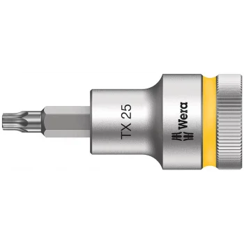 Wera 8767 C HF TORX® Uçlu Zyklop Lokma Bits, 1/2 Soketli, Tutma Fonksiyonlu, TX 25 x 60 mm