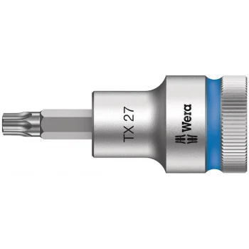 Wera 8767 C HF TORX® Uçlu Zyklop Lokma Bits, 1/2 Soketli, Tutma Fonksiyonlu, TX 27 x 60 mm