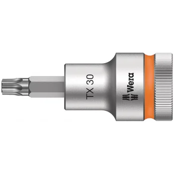 Wera 8767 C HF TORX® Uçlu Zyklop Lokma Bits, 1/2 Soketli, Tutma Fonksiyonlu, TX 30 x 60 mm