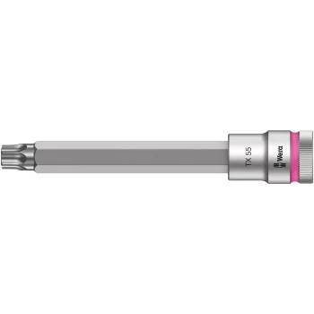 Wera 8767 C HF TORX® Uçlu Zyklop Lokma Bits, 1/2 Soketli, Tutma Fonksiyonlu, TX 55 x 140 mm