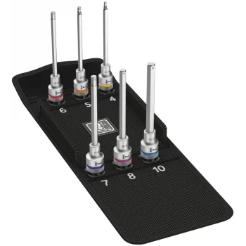 Wera 8740 C HF 2 Altıgen Uçlu Zyklop Lokma Bits Seti, 1/2 Soketli, Tutma Fonksiyonlu
