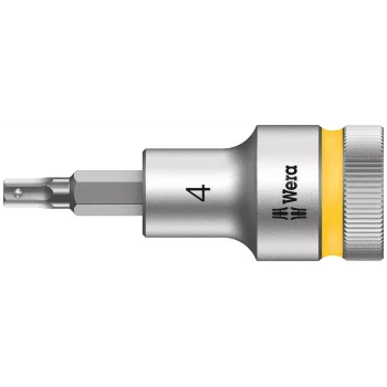 Wera 8740 C HF Altıgen Uçlu Zyklop Lokma Bits, 1/2 Soketli, Tutma Fonksiyonlu, 4 x 60 mm