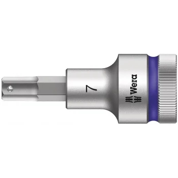 Wera 8740 C HF Altıgen Uçlu Zyklop Lokma Bits, 1/2 Soketli, Tutma Fonksiyonlu, 7 x 60 mm